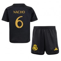 Echipament fotbal Real Madrid Nacho #6 Tricou Treilea 2023-24 pentru copii maneca scurta (+ Pantaloni scurti)